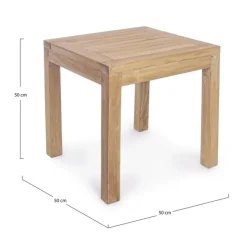 New Bizzotto TAVOLINO IN TEAK - QUADRO