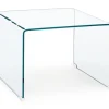 Outlet Bizzotto TAVOLINO IN VETRO 60X60 - IRIDE