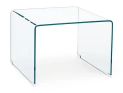 Outlet Bizzotto TAVOLINO IN VETRO 60X60 - IRIDE