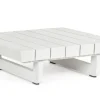 Outlet Bizzotto TAVOLINO MODULARE IN ALLUMINIO BIANCO WG20 - INFINITY