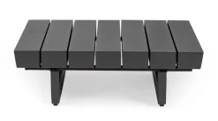 Outlet Bizzotto TAVOLINO MODULARE IN ALLUMINIO ANTRACITE WG21 - INFINITY