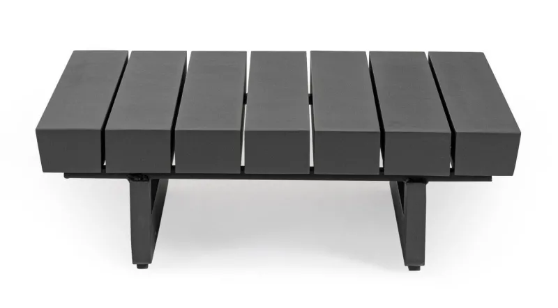 Outlet Bizzotto TAVOLINO MODULARE IN ALLUMINIO ANTRACITE WG21 - INFINITY