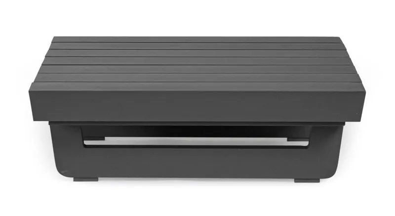 Outlet Bizzotto TAVOLINO MODULARE IN ALLUMINIO ANTRACITE WG21 - INFINITY