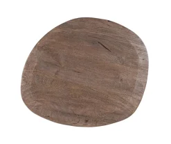 Clearance Bizzotto TAVOLINO STANLEY TOP RUSTIC BROWN 50