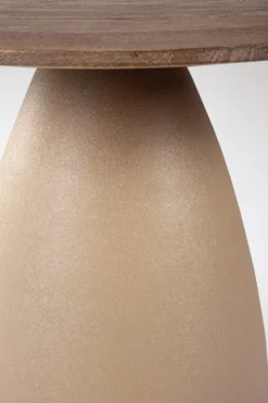 Clearance Bizzotto TAVOLINO STANLEY TOP RUSTIC BROWN 50