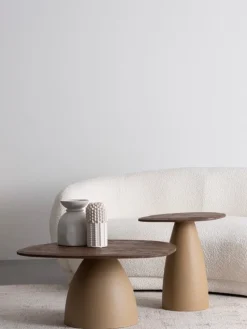 Clearance Bizzotto TAVOLINO STANLEY TOP RUSTIC BROWN 86