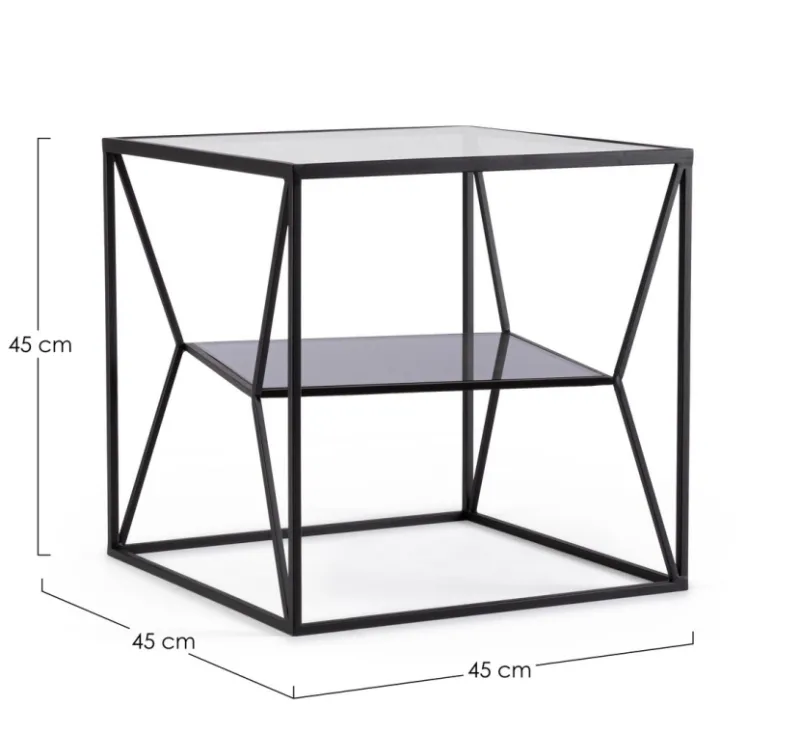 Outlet Bizzotto TAVOLINO 45X45 - HYDRA