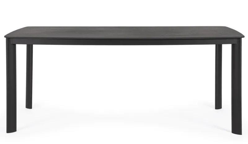 Outlet Bizzotto TAVOLO ALCORA 180X90 ANTRACITE