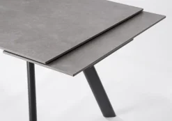 Outlet Bizzotto TAVOLO ALL. JARKKO 160-240X90 NERO