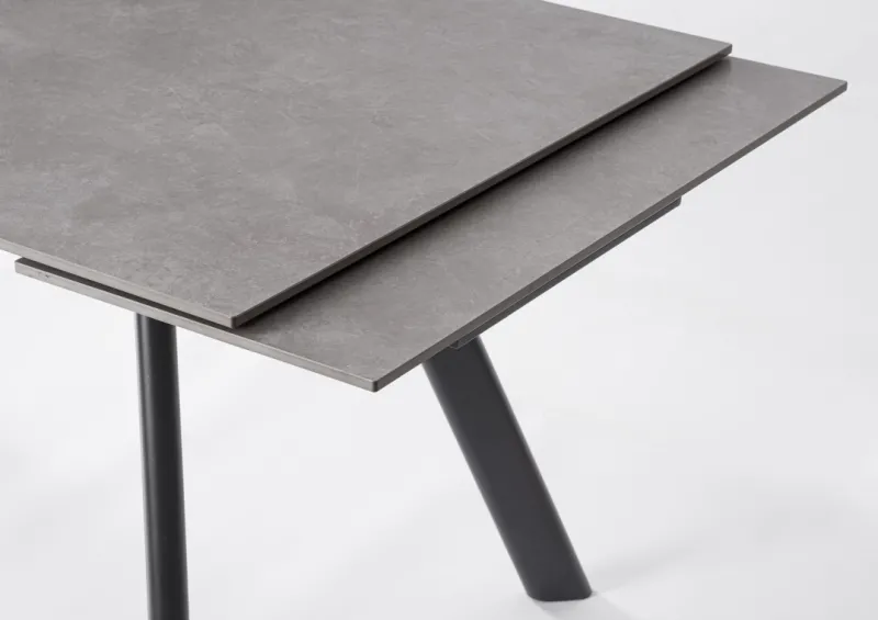 Outlet Bizzotto TAVOLO ALL. JARKKO 160-240X90 NERO