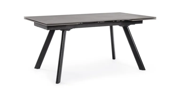 Outlet Bizzotto TAVOLO ALL. JARKKO 160-240X90 NERO