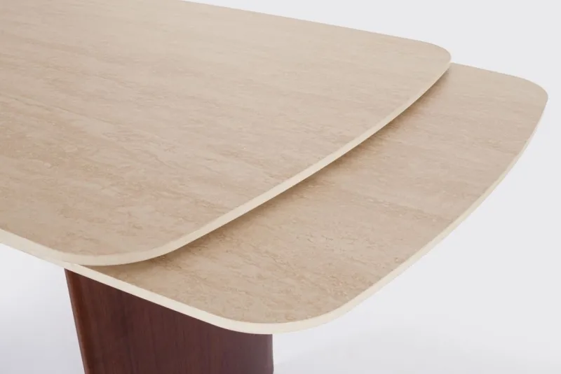 New Bizzotto TAVOLO ALL. MAILIS 180/260X90 NOCE/TRAV.