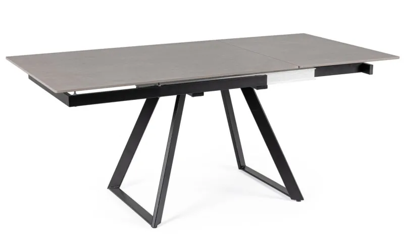 Online Bizzotto TAVOLO ALL. REETA 120/180X90 NERO/GRIGIO