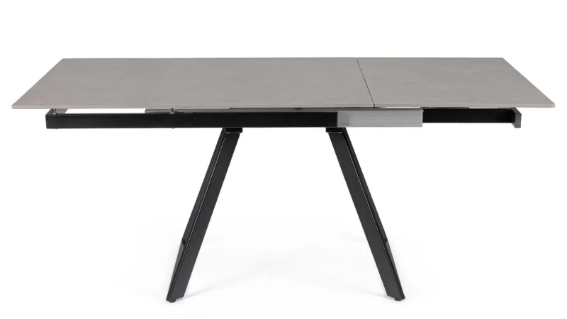 Online Bizzotto TAVOLO ALL. REETA 120/180X90 NERO/GRIGIO