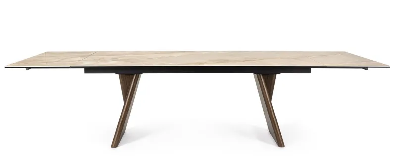 New Bizzotto TAVOLO ALL.MAIKKI 200/300X100 NOCE/ONICE