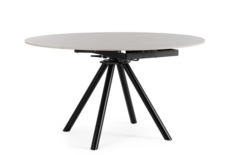 Bizzotto TAVOLO ALL.RAUNI D87/135 NERO/GRIG.CHIAR