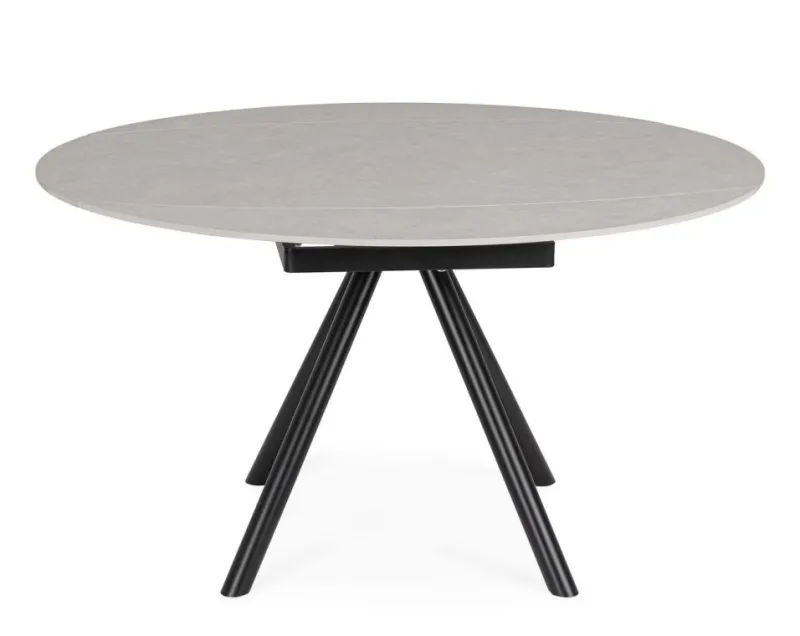 Bizzotto TAVOLO ALL.RAUNI D87/135 NERO/GRIG.CHIAR