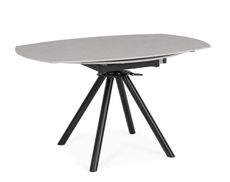 Bizzotto TAVOLO ALL.RAUNI D87/135 NERO/GRIG.CHIAR