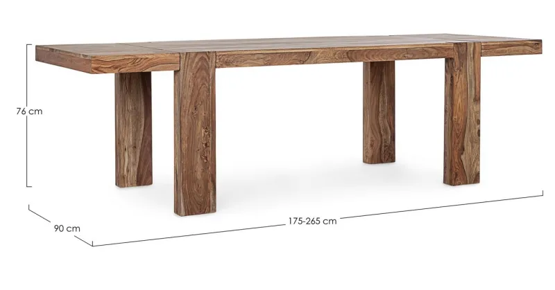 New Bizzotto TAVOLO ALLUNGABILE IN LEGNO - SUNDERLAND