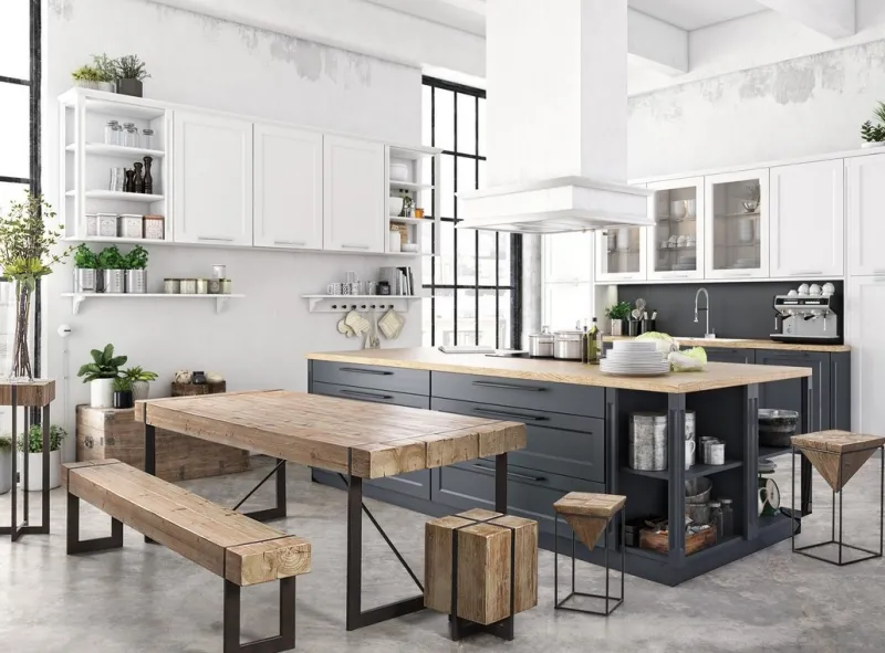 New Bizzotto TAVOLO FISSO IN LEGNO - GARRETT