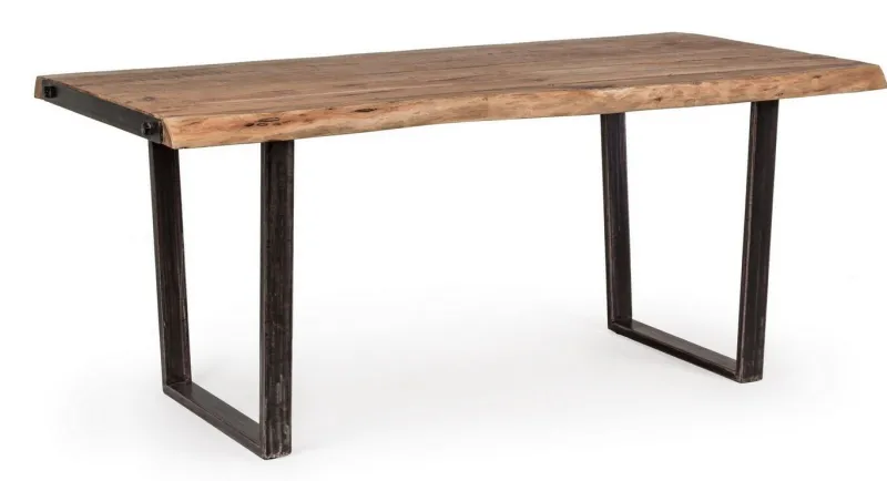 Clearance Bizzotto TAVOLO FISSO IN LEGNO 180X90 - ELMER