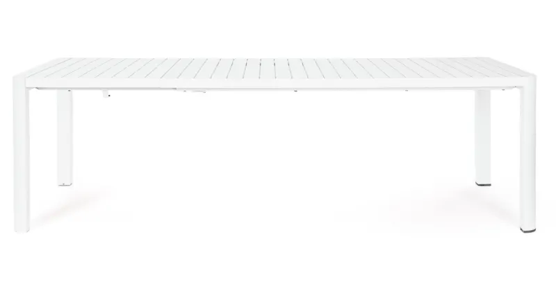 Outlet Bizzotto TAVOLO IN ALLUMINIO BIANCO CX21 - KIPLIN