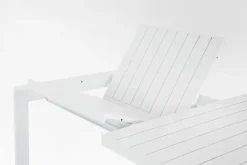 Outlet Bizzotto TAVOLO IN ALLUMINIO BIANCO CX21 - KIPLIN