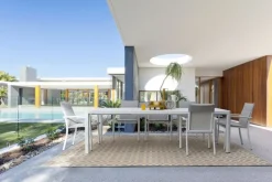 Outlet Bizzotto TAVOLO IN ALLUMINIO BIANCO CX21 - KIPLIN