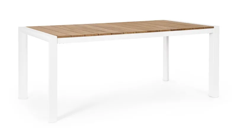 Bizzotto TAVOLO IN ALLUMINIO BIANCO GK50 - CAMERON