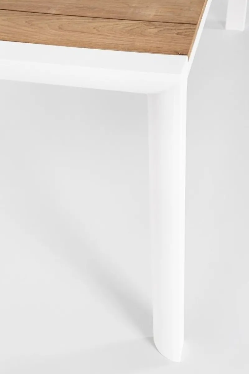Bizzotto TAVOLO IN ALLUMINIO BIANCO GK50 - CAMERON