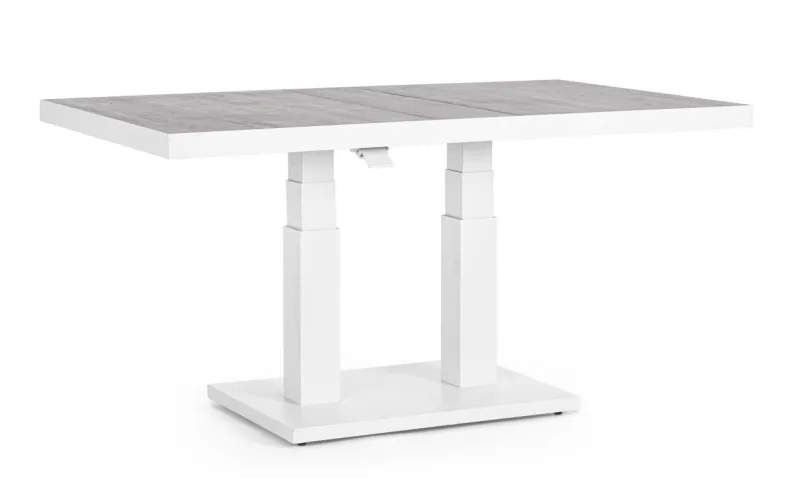 Hot Bizzotto TAVOLO IN ALLUMINIO BIANCO JX11 - TRUMAN
