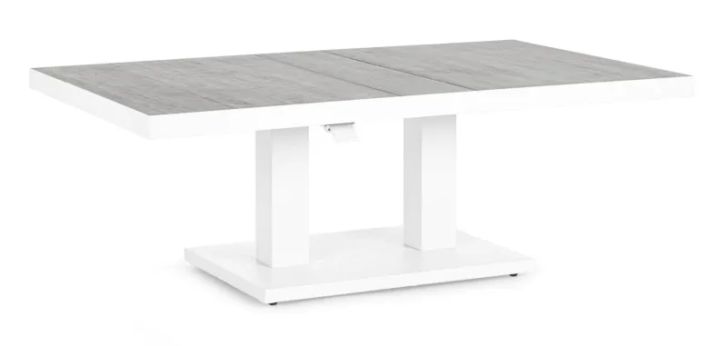 Hot Bizzotto TAVOLO IN ALLUMINIO BIANCO JX11 - TRUMAN