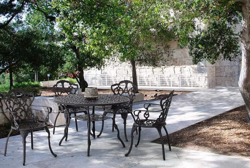 New Bizzotto TAVOLO IN ALLUMINIO D110 ANTRACITE - VICTORIA