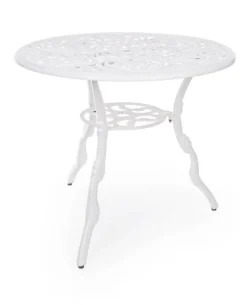 New Bizzotto TAVOLO IN ALLUMINIO D80 BIANCO - VICTORIA