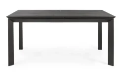 Outlet Bizzotto TAVOLO IN ALLUMINIO 110/160X160 ANTRACITE CX23 - KONNOR
