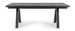 Sale Bizzotto TAVOLO IN ALLUMINIO 205/265X103 ANTRACITE JX55 - KRION