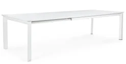 Online Bizzotto TAVOLO IN ALLUMINIO 200/300X110 BIANCO CX21-KONNOR