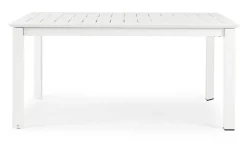 Hot Bizzotto TAVOLO IN ALLUMINIO 160/240X100 BIANCO CX21 - KONNOR