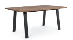 Online Bizzotto TAVOLO IN LEGNO ANTRACITE 160X90 - OSLO FSC