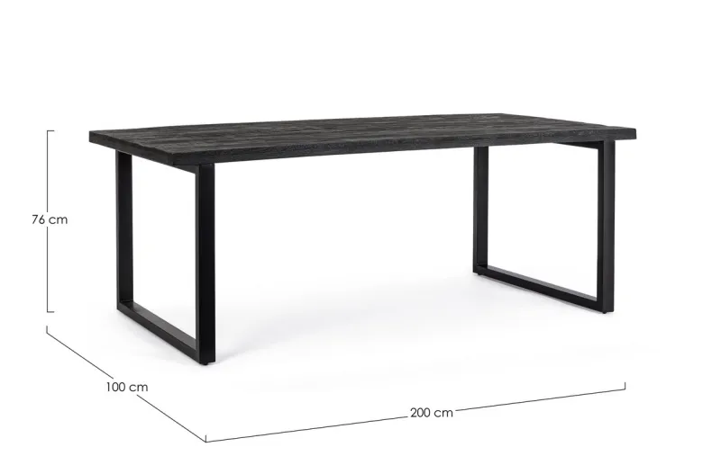 Bizzotto TAVOLO IN LEGNO 200X100 - HASTINGS