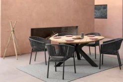 Discount Bizzotto TAVOLO IN TEAK CARBON RT02 - PALMDALE