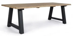 Online Bizzotto TAVOLO IN TEAK RICICLATO ANTARCITE AM03 - ROLLAND