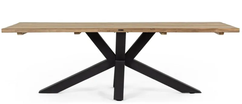 Bizzotto TAVOLO IN TEAK RICICLATO NERO PM02 - RAMSEY