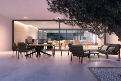 Bizzotto TAVOLO IN TEAK RICICLATO NERO PM02 - RAMSEY