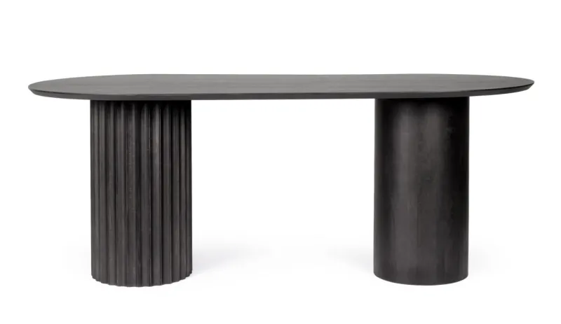 Outlet Bizzotto TAVOLO ORISSA NERO 200X90