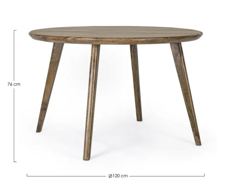 New Bizzotto TAVOLO ROTONDO IN LEGNO - SYLVESTER