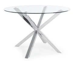 New Bizzotto TAVOLO ROTONDO IN VETRO - MAY