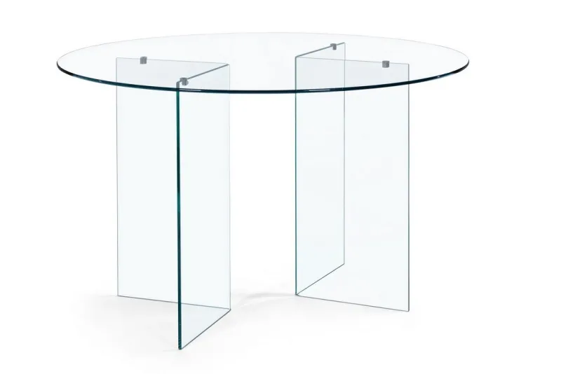 Outlet Bizzotto TAVOLO ROTONDO IN VETRO - IRIDE