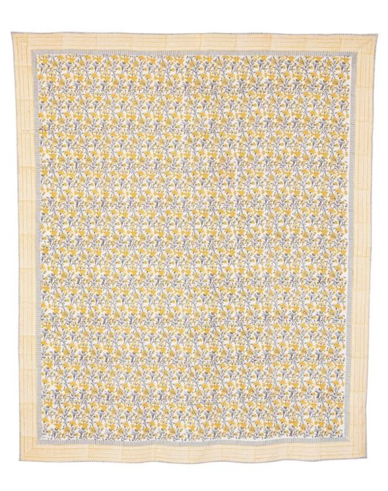 Discount Bizzotto TELO COPRITUTTO GABRIELLE GIALLO 220X260