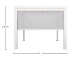 New Bizzotto TENDA RULLO PERGOLA OCEAN LATO 4M BIANCO